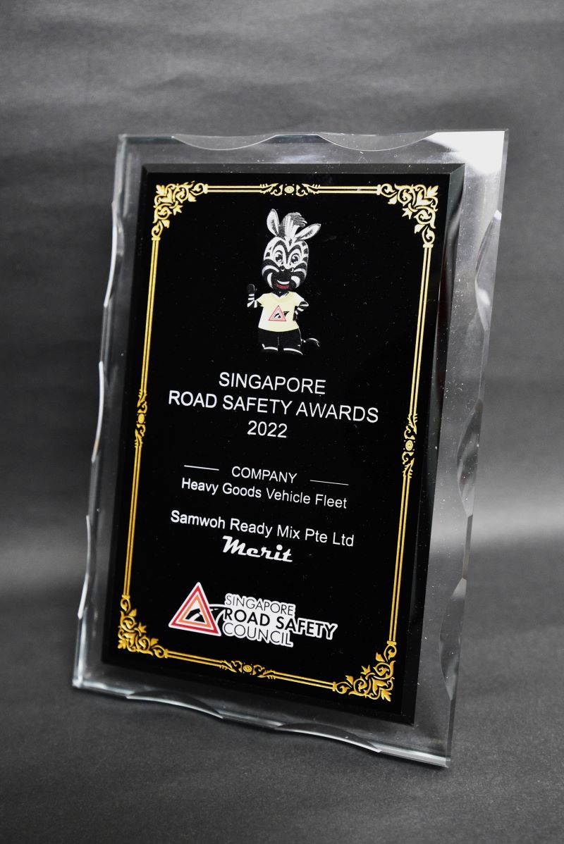2022_-_Singapore_Road_Safety_Awards_Merit_-_Heavy_Goods_Vehicle_Fleet_-_Samwoh_RMC SAMWOH | Awards & Certifications